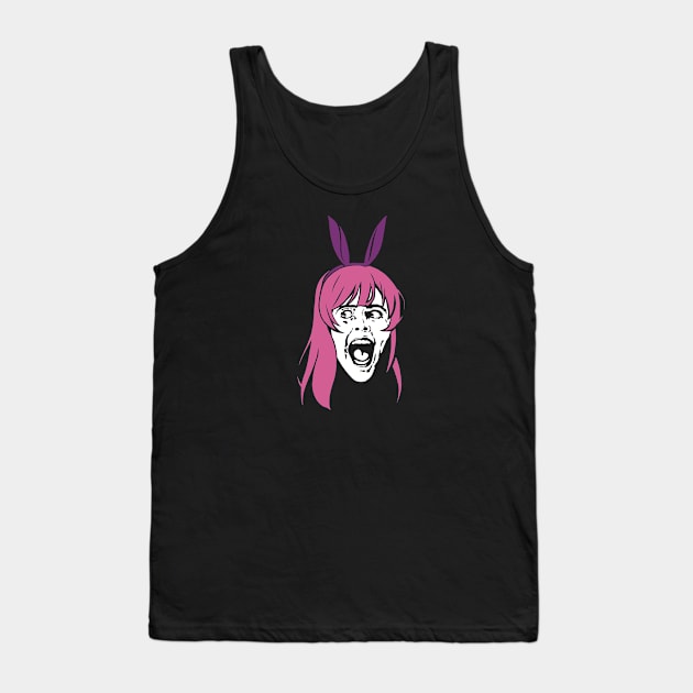 Sleepaway Anime Tank Top by @johnnehill